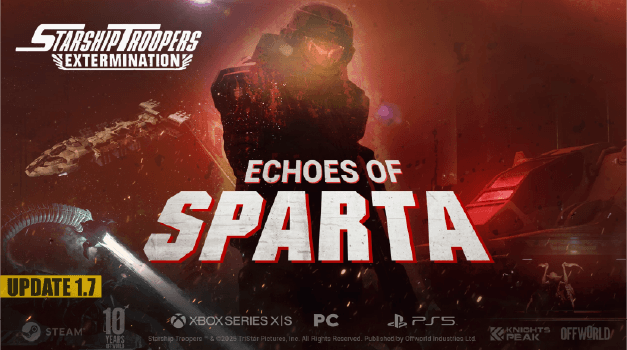 Echoes of Sparta lleva Starship Troopers: Extermination al espacio con su actualización 1.7